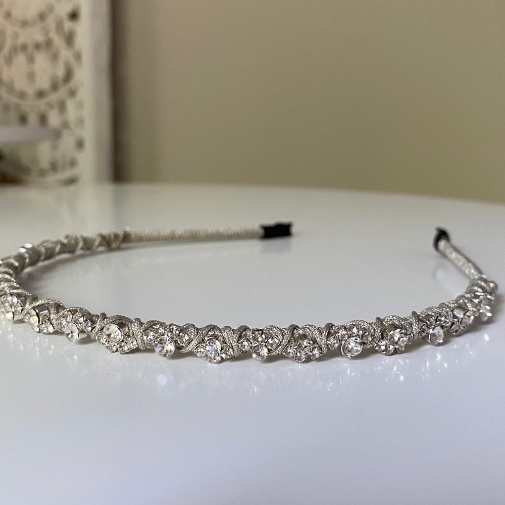 Embellished Silver Headband